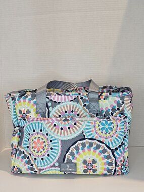 NWT Vera Bradley Lighten Up Everything Organizer Sunny Medallion Diaper Bag Tote